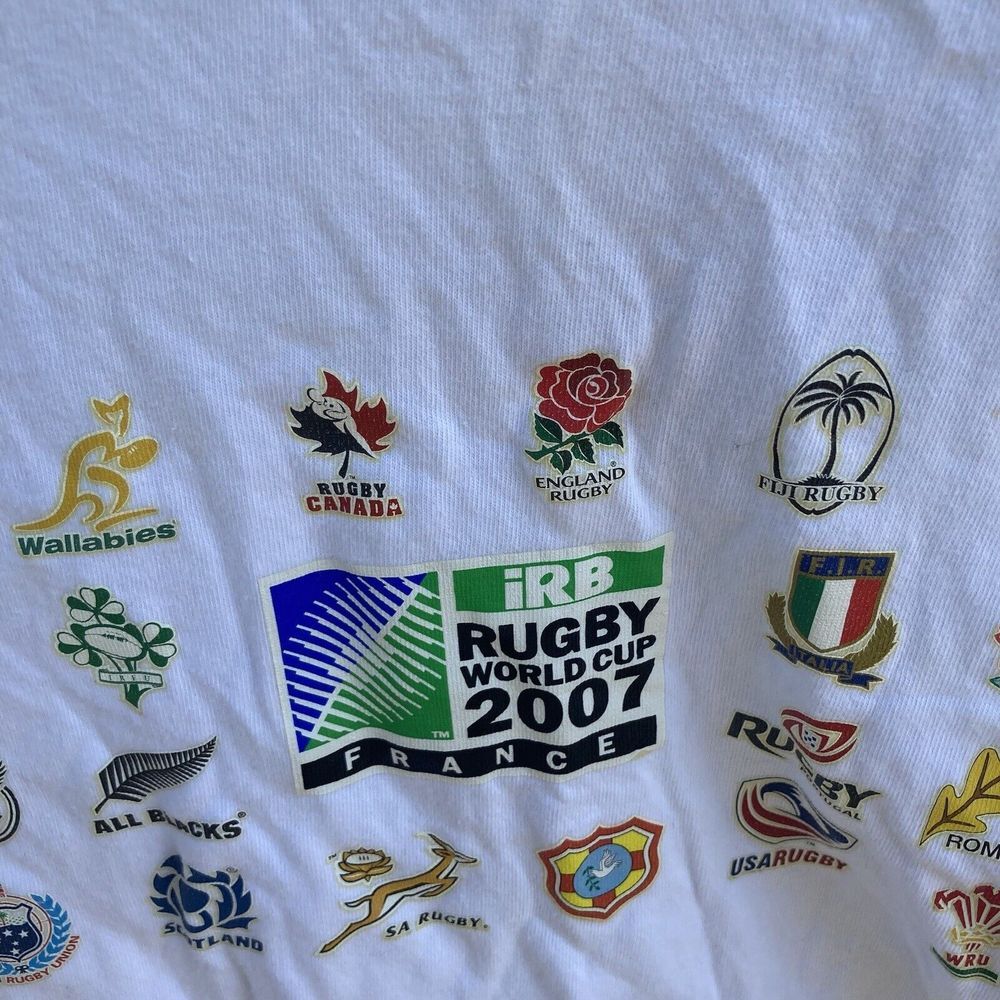 Rugby World Cup 2007 South Africa France Men's Medium Long Sleeve Unique T-Shirt - Picture 14 of 16